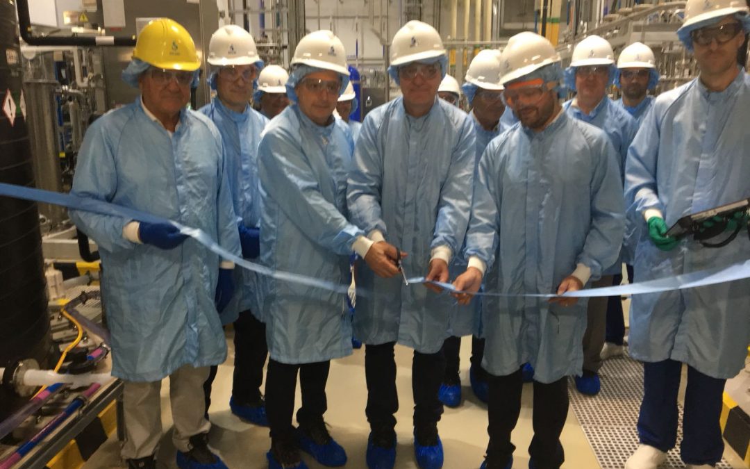 Solvay, inaugurated a new plant