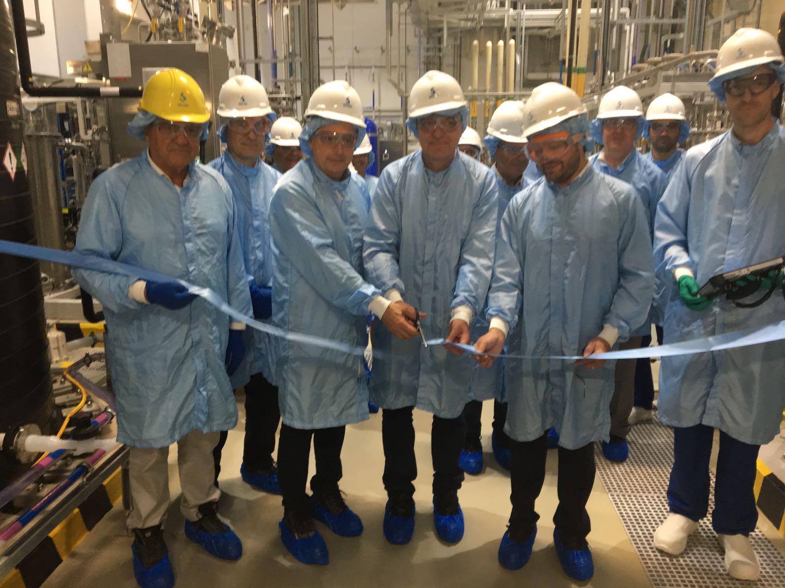 Solvay, inaugurated a new plant